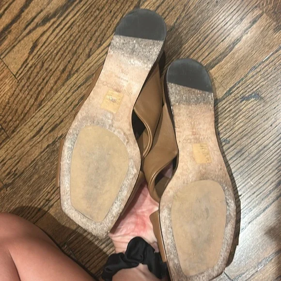 Jimmy Choo Tan Leather Sandals - Picture 3 of 3